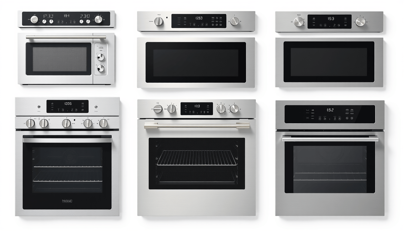 Range and oven control panels