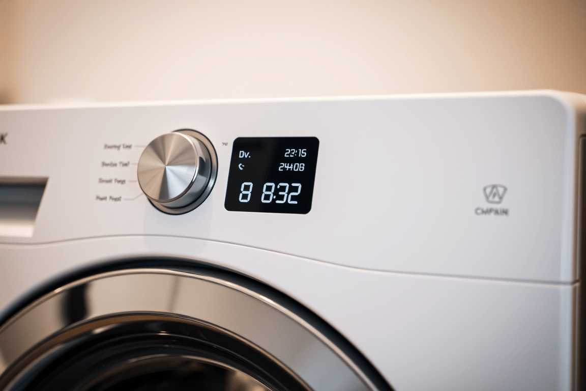 Washing machine control panel