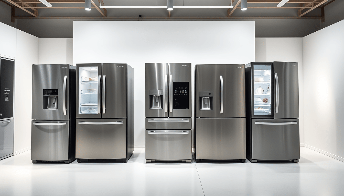 Various refrigerator models